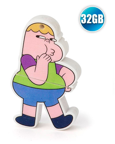 Pen Drive Emborrachado com 32 GB para Brindes